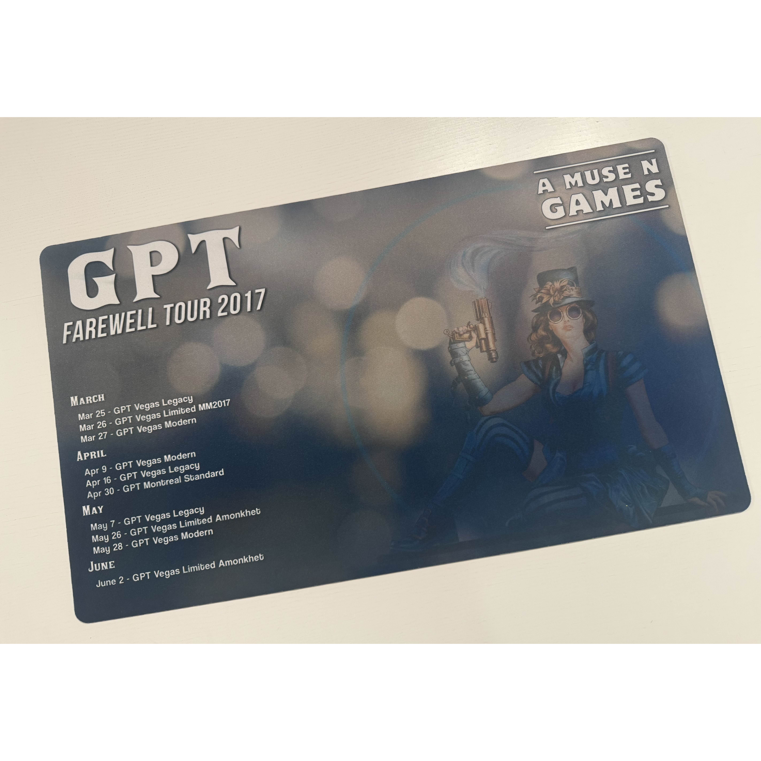 Playmat commorating the end of the Grand Prix Tours.